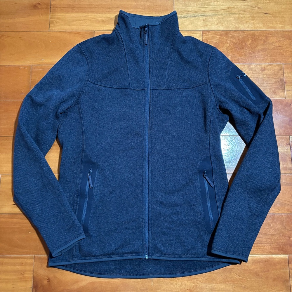 Arc'teryx Covert Cardigan Jacket Deep Heathered Blue Women's Large
